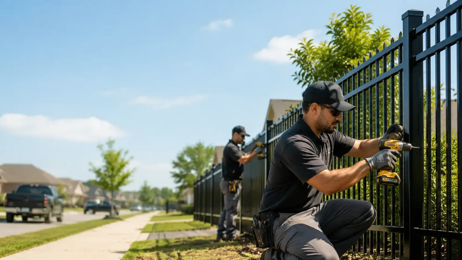 Metal Fence Installation in Plain Dealing, LA
